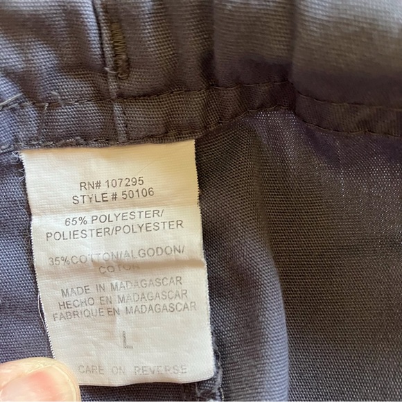 Dickies Drawstring Scrub Pants, Size L, Steel Gray - Picture 9 of 10